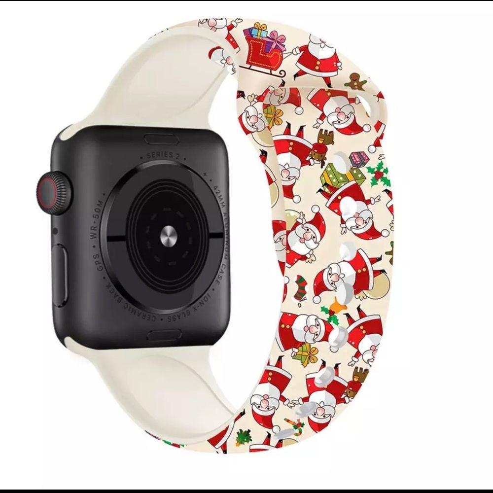 Christmas Santa Apple Watchband Silicone